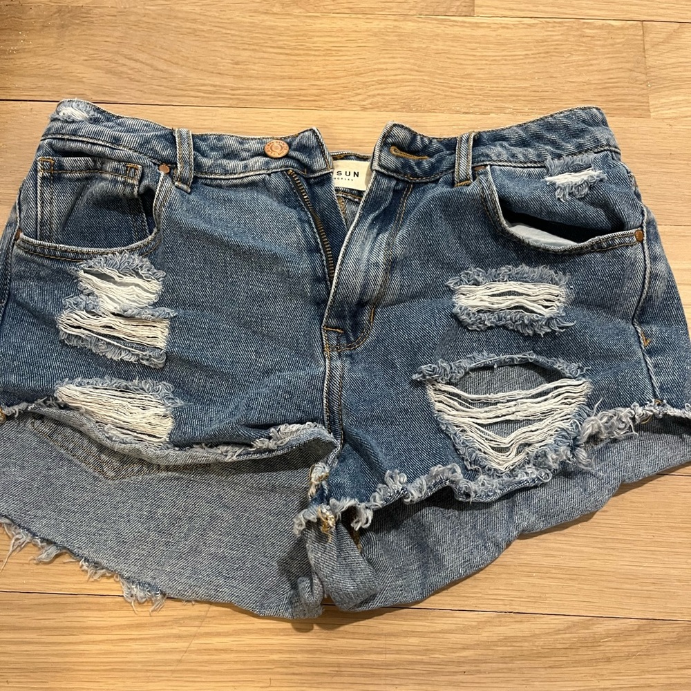 pac-sun denim shorts